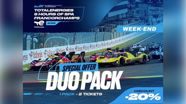 Pack Duo - 2026 TotalEnergies 6h of Spa