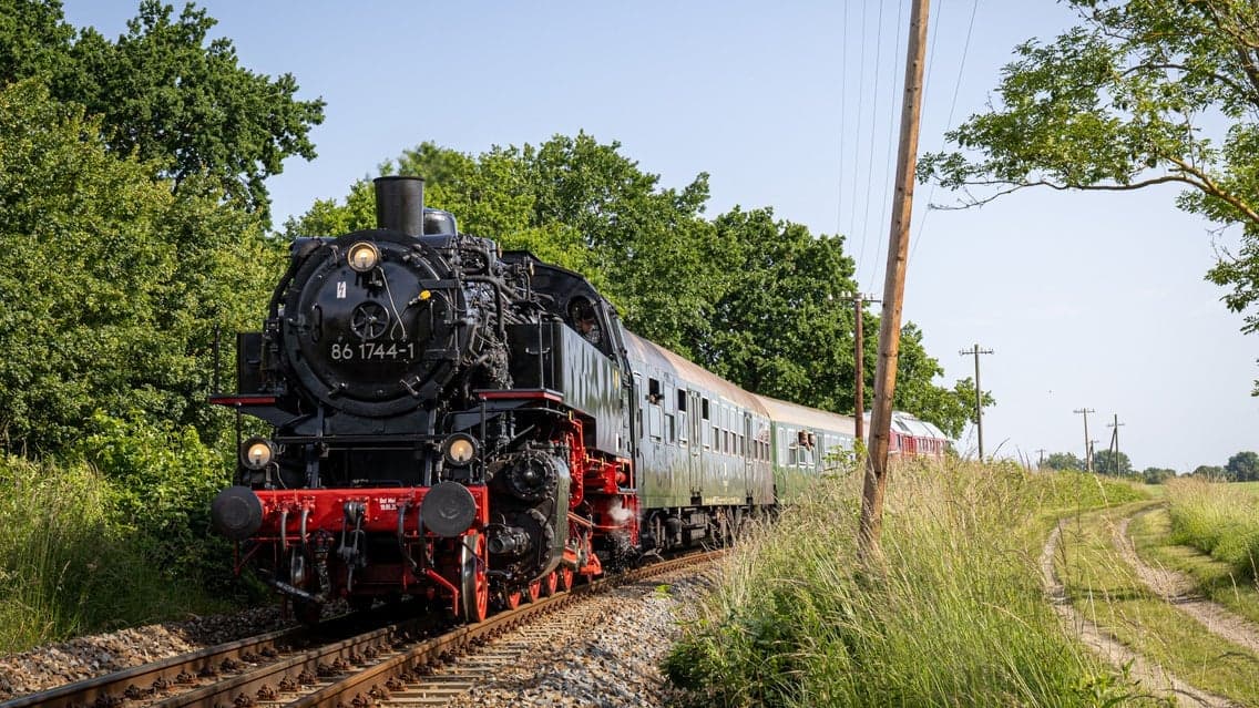 Zubringer Dampfzug Syke - Bruchhausen-Vilsen