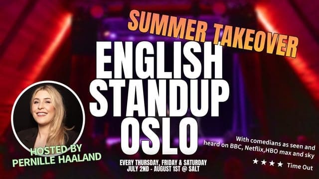 English Standup Oslo – Summer Takeover! - AVLYST