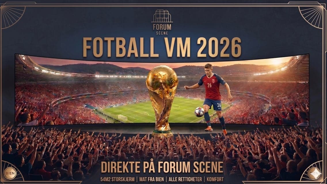 Fotball VM på Forum Scene - Dagspass 13.juni