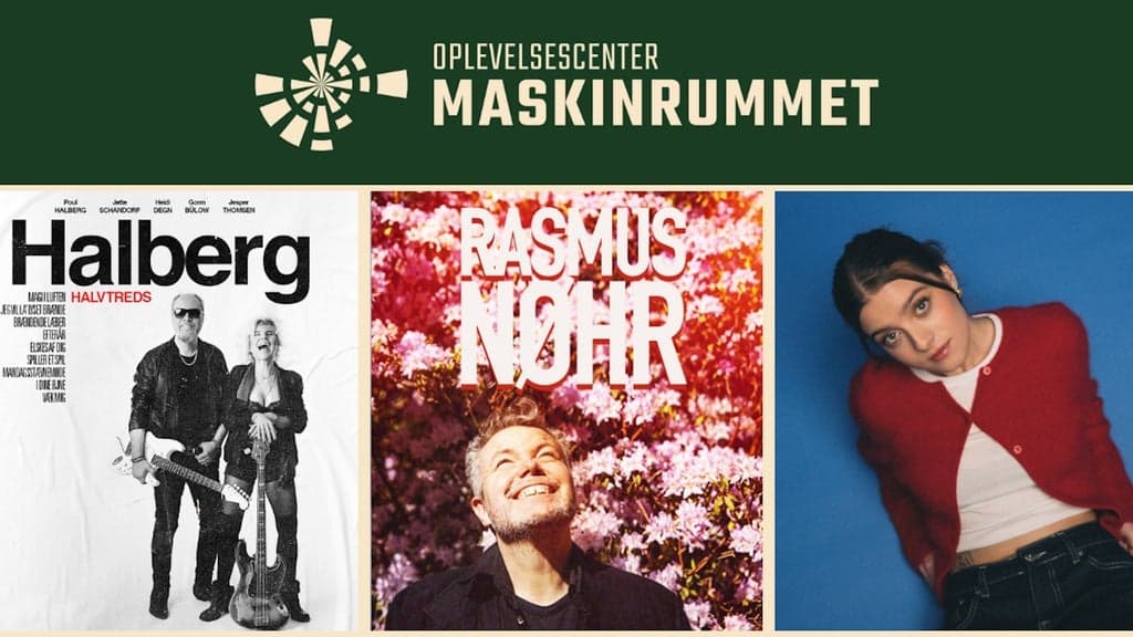 Koncerter med Noe/Jørgensen, Halberg, Rasmus Nøhr og Ida Laurberg